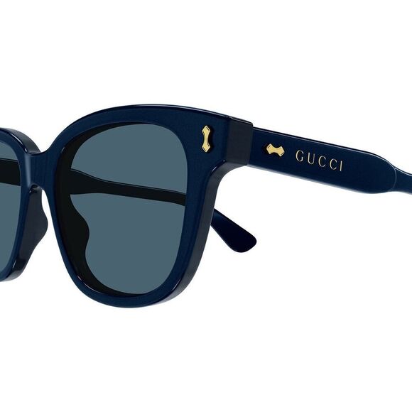 NEW Gucci Sunglasses GG1264S 002 Blue Men Authentic - Picture 3 of 12